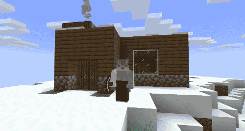 Minecraft screenshot 3. A home.