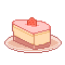 A cheesecake (big).