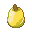 A pixel pear.